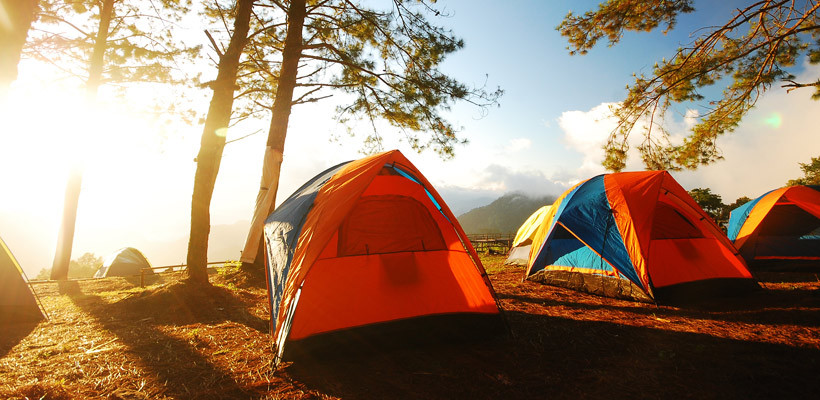 Un emplacement Camping en pleine nature